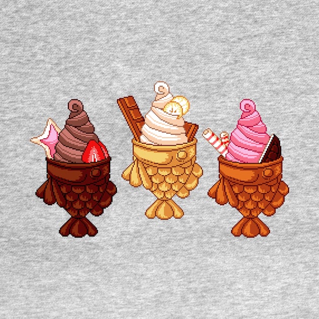 Ice Cream Taiyaki by MalevolentMask